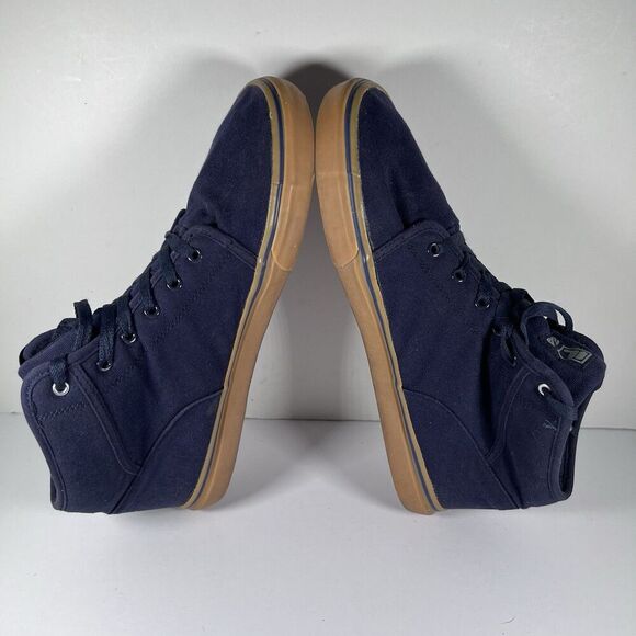 Fila Mid Blue/Gum Canvas Lace Up Athletic Skateboard Shoes Men's Size 11 - Picture 5 of 8